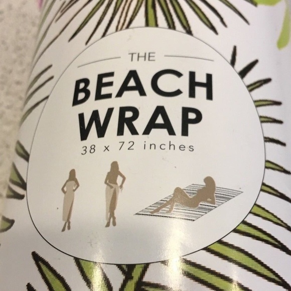 Collection XIIX Convertible Beach Bestie Blanket/Cover Up Orange Spark ONE SIZE - Picture 3 of 6